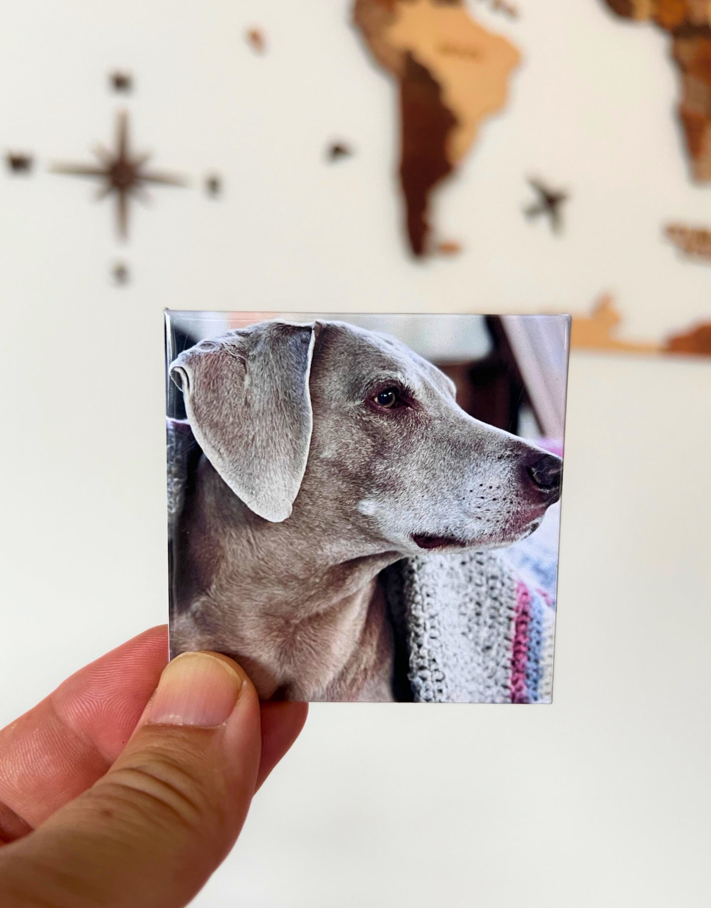 Custom Fridge Photo Magnet (2.5" x 2.5")