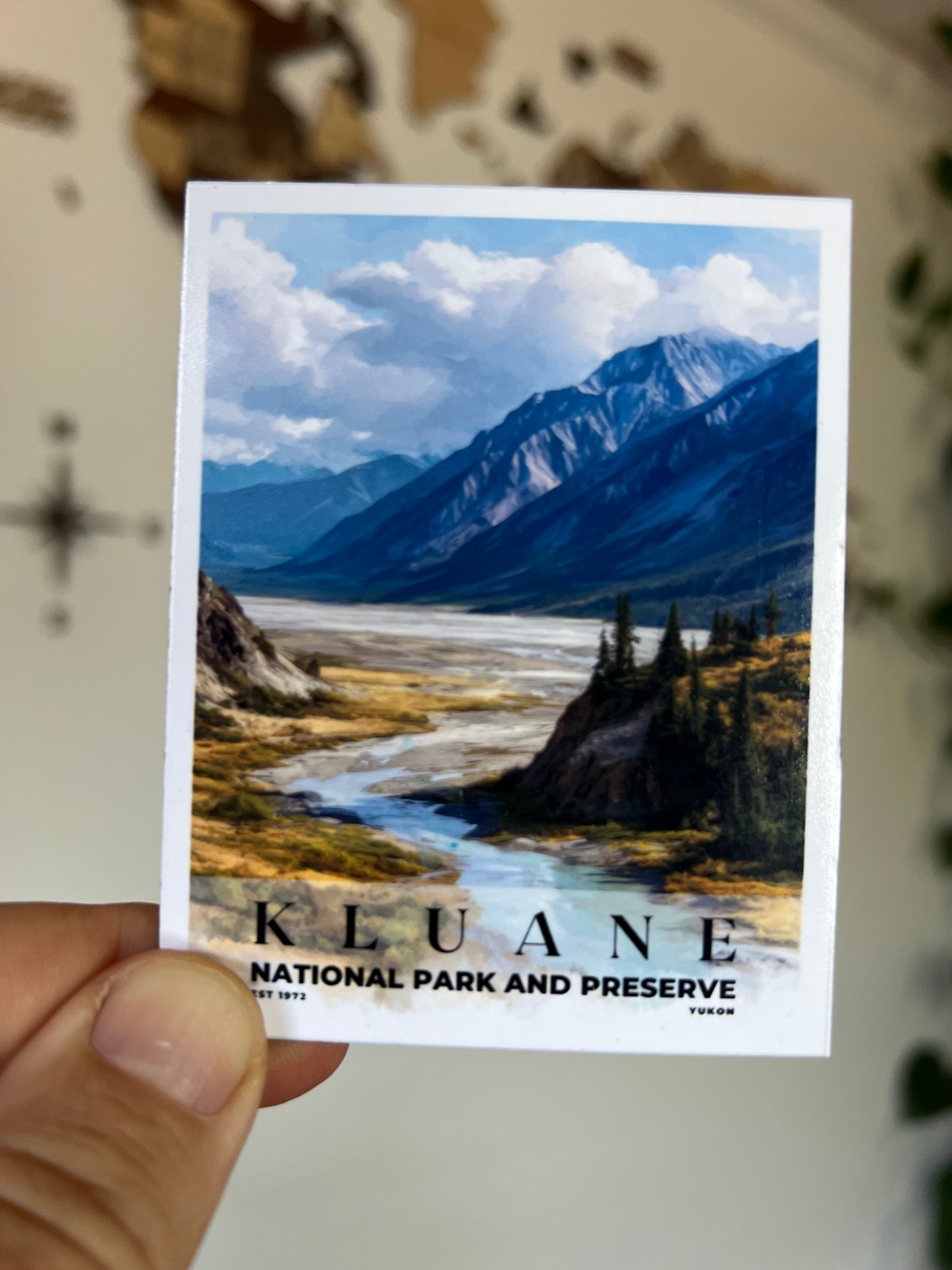 Canadian National Parks Photo Magnet: Travel Souvenir, Nature Decor